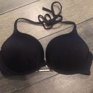 Victoria Secret black push up bathing suit top.